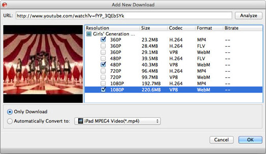 download YouTube videos onto Mac Yosemite