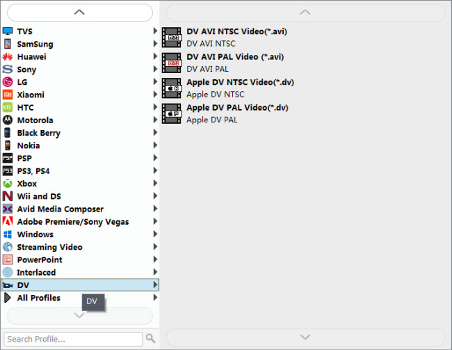 encode Sony a68 XAVC S MP4 to WMV/DV AVI