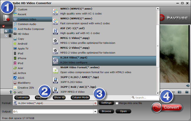 encode VRO content to MP4 video on Windows or Mac