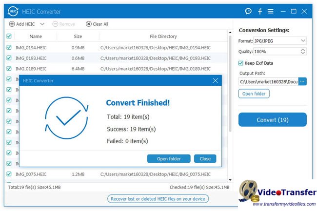 convert iPhone X heif/heic to jpg