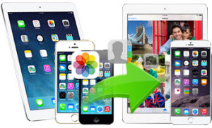 Transfer files from one iDevice to another