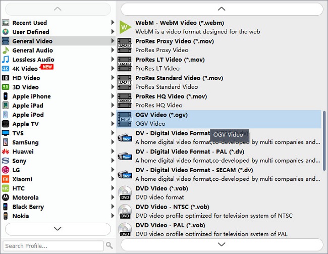 convert video to ogv